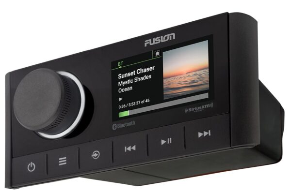 Fusion MS-RA670 Apollo AM/FM Radio Receiver Bluetooth USB Port iPhone Control SiriusXM Ready 3 Zone Waterproof Marine Stereo With Color Display