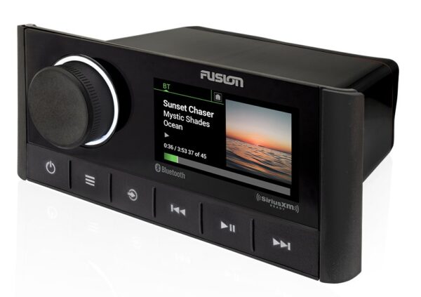 Fusion MS-RA670 Apollo AM/FM Radio Receiver Bluetooth USB Port iPhone Control SiriusXM Ready 3 Zone Waterproof Marine Stereo With Color Display