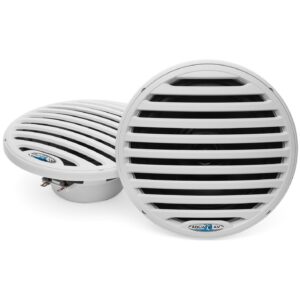 Aquatic AV EC121 White 6.5″ Coaxial 80 Watt Waterproof Marine Speakers