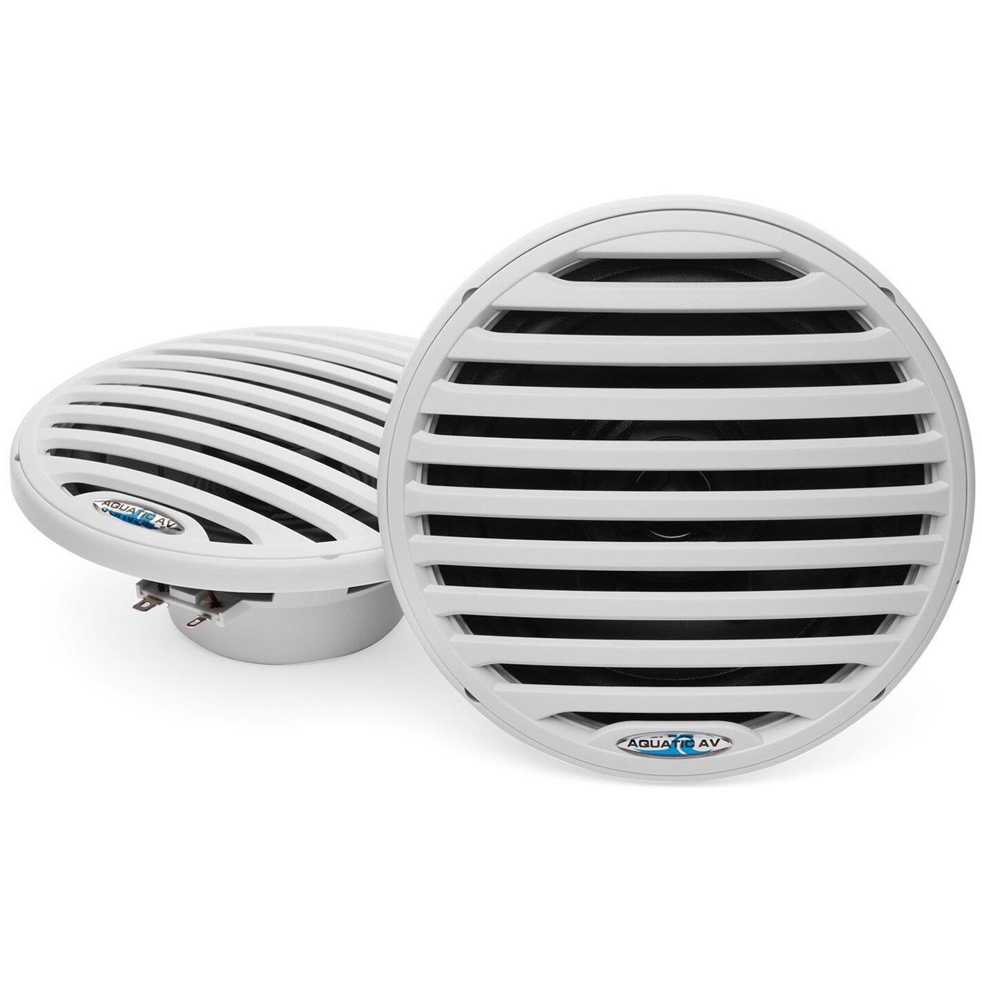 Aquatic AV EC121 White 6.5" Coaxial 80 Watt Waterproof Marine Speakers