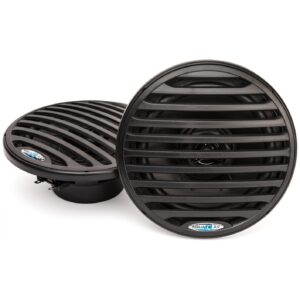Aquatic AV EC122 Black 6.5″ Coaxial 80 Watt Waterproof Marine Speakers