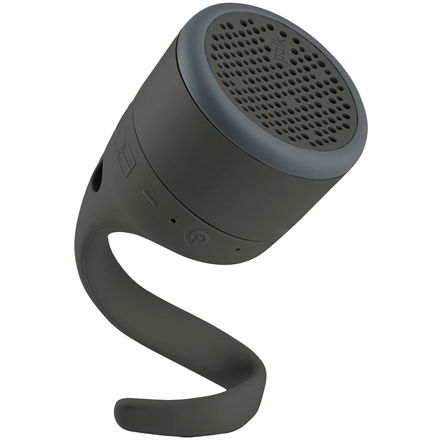 Polk Audio Swimmer Jr Gray Bluetooth Waterproof Speaker