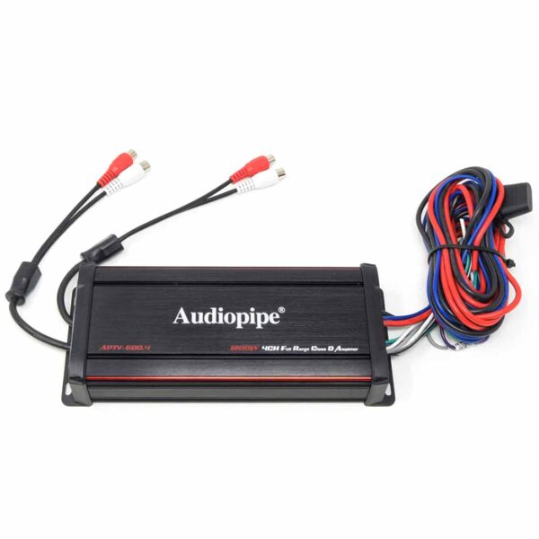 Audiopipe APTV-600.4 800 Watt 4 Channel Digital Waterproof Marine Amplifier