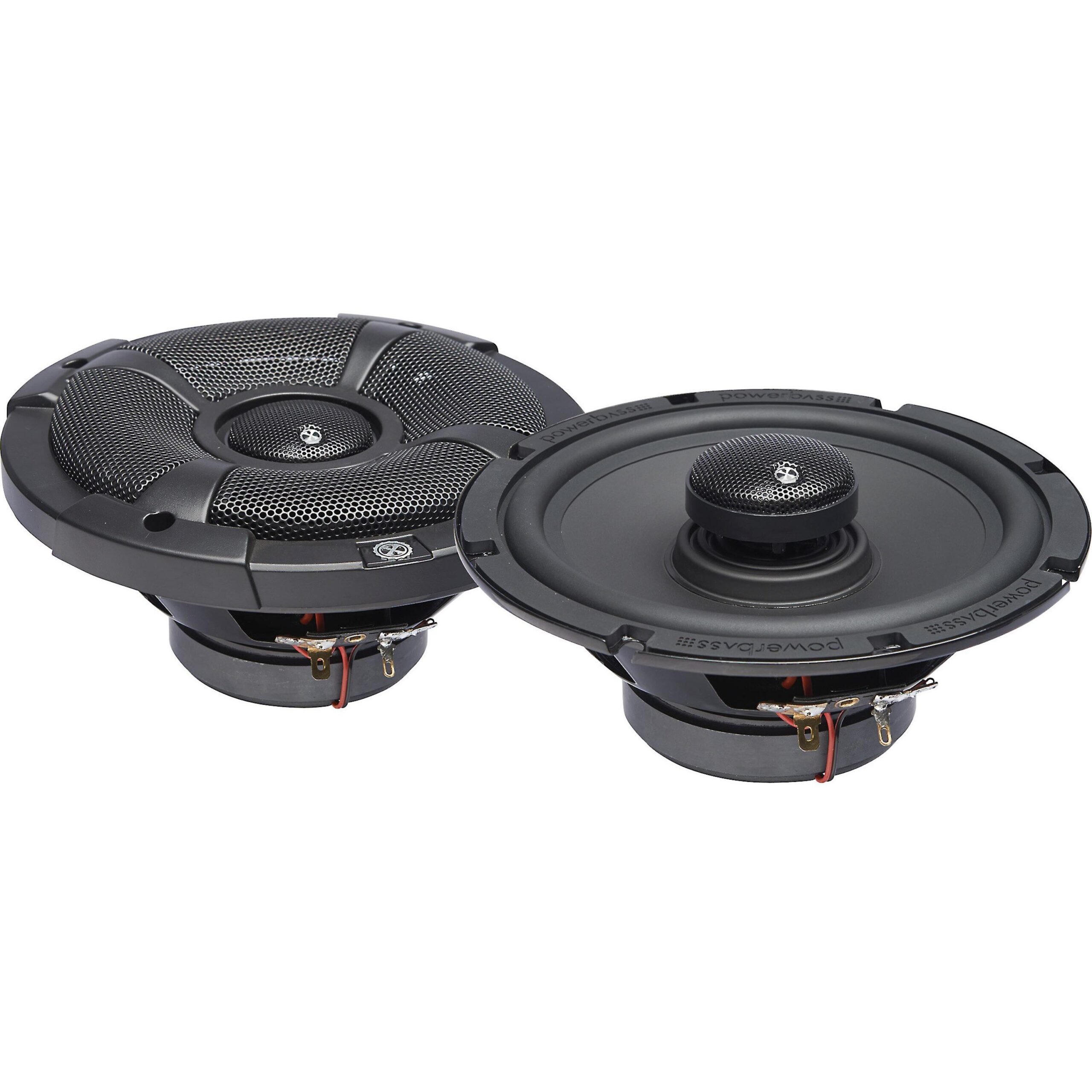 PowerBass XL62SS 6.5" Black/White Coaxial Waterproof Marine Speakers