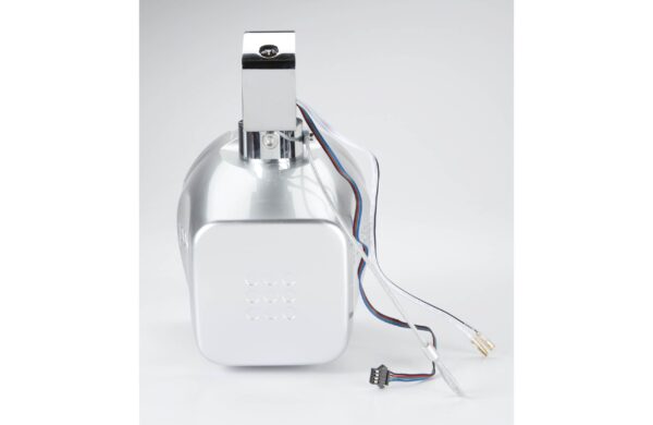 PowerBass XL-POD6LR Silver 6.5" 150 Watt Waterproof Marine Wakeboard Tower Speakers With RGB LED Accent Lights