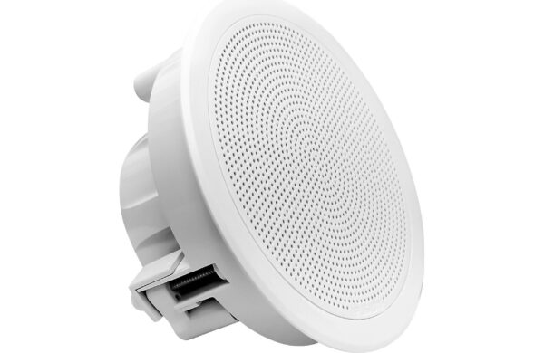 Fusion FM-F65RW White FM Series 6.5" Ceiling Or Wall Mount Low Profile Waterproof Marine Speakers