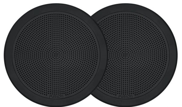 Fusion FM-F77RB 7.7" Black Flush Ceiling Mount Waterproof Marine Speakers