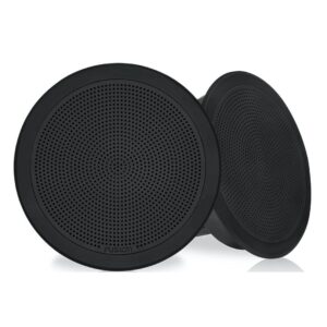 Fusion FM-F77RB 7.7″ Black Flush Ceiling Mount Waterproof Marine Speakers