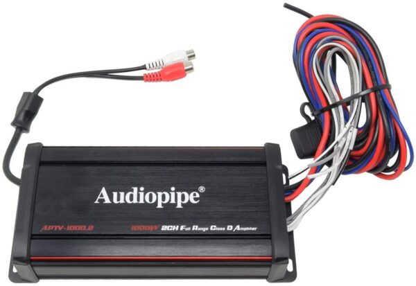 Audiopipe APTV-1000.2 640 Watt 2 Channel Digital Waterproof Marine Amplifier