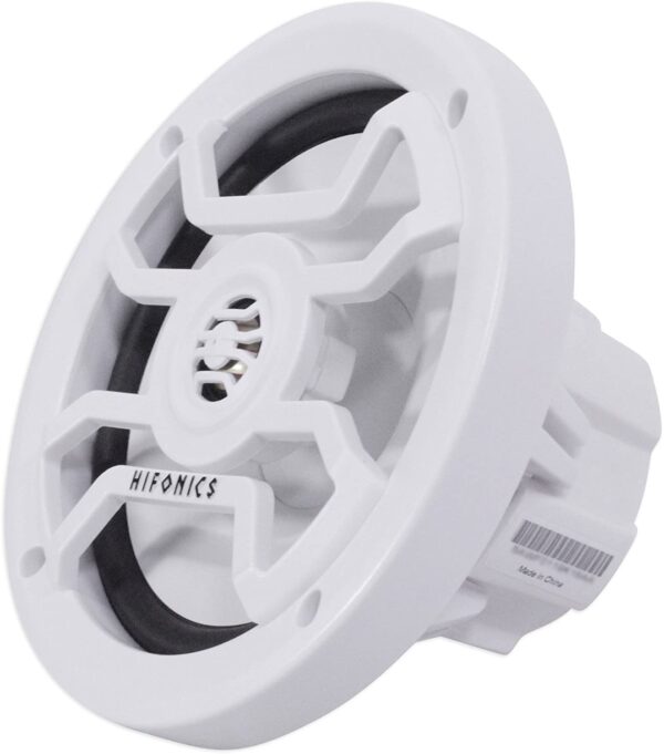Hifonics TPS-CM65W White 6.5 inch 120 Watt Coaxial Waterproof Marine Speakers