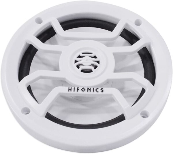 Hifonics TPS-CM65W White 6.5 inch 120 Watt Coaxial Waterproof Marine Speakers