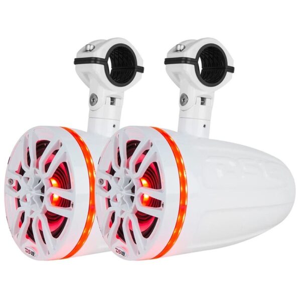 DS18 NXL-6TPWNEO Hydro 6.5" 450 Watt Wakeboard Tower Speakers With Compression Horn Driver