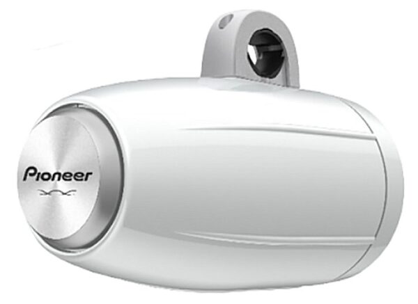 Pioneer TSME770TCK White 7.7" Waterproof Marine Wake Tower Speakers With RGB LED Accent Lights