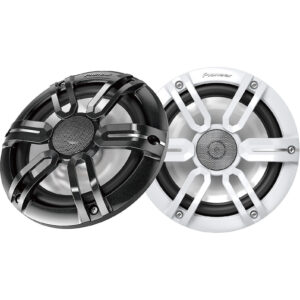 Pioneer TS-ME650FC White/Black 6.5″ Sport Grill 250 Watt Coaxial Waterproof Marine Speakers