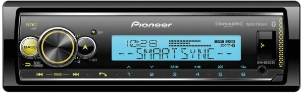 Pioneer MVH-MS512BS AM/FM Radio Receiver USB Port Bluetooth iPhone Control Pandora Spotify SiriusXM Ready Marine Stereo
