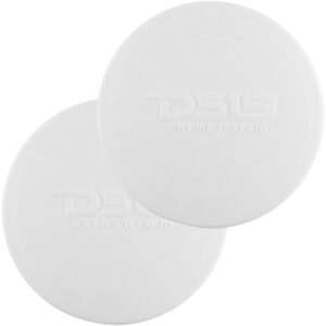 DS18 CS6W White Flexible Silicone Covers For All DS18 6.5" Marine Speakers