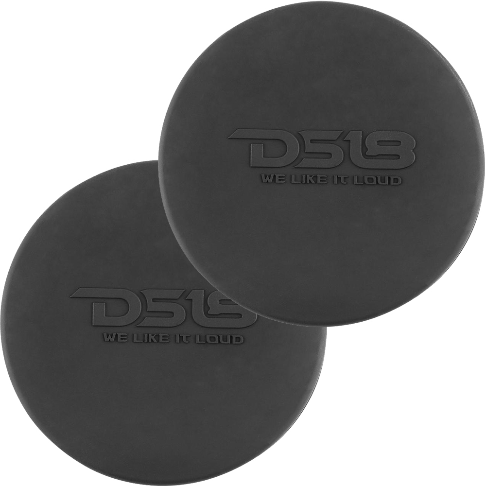 DS18 CS6B Black Flexible Silicone Covers For All DS18 6.5" Marine Speakers