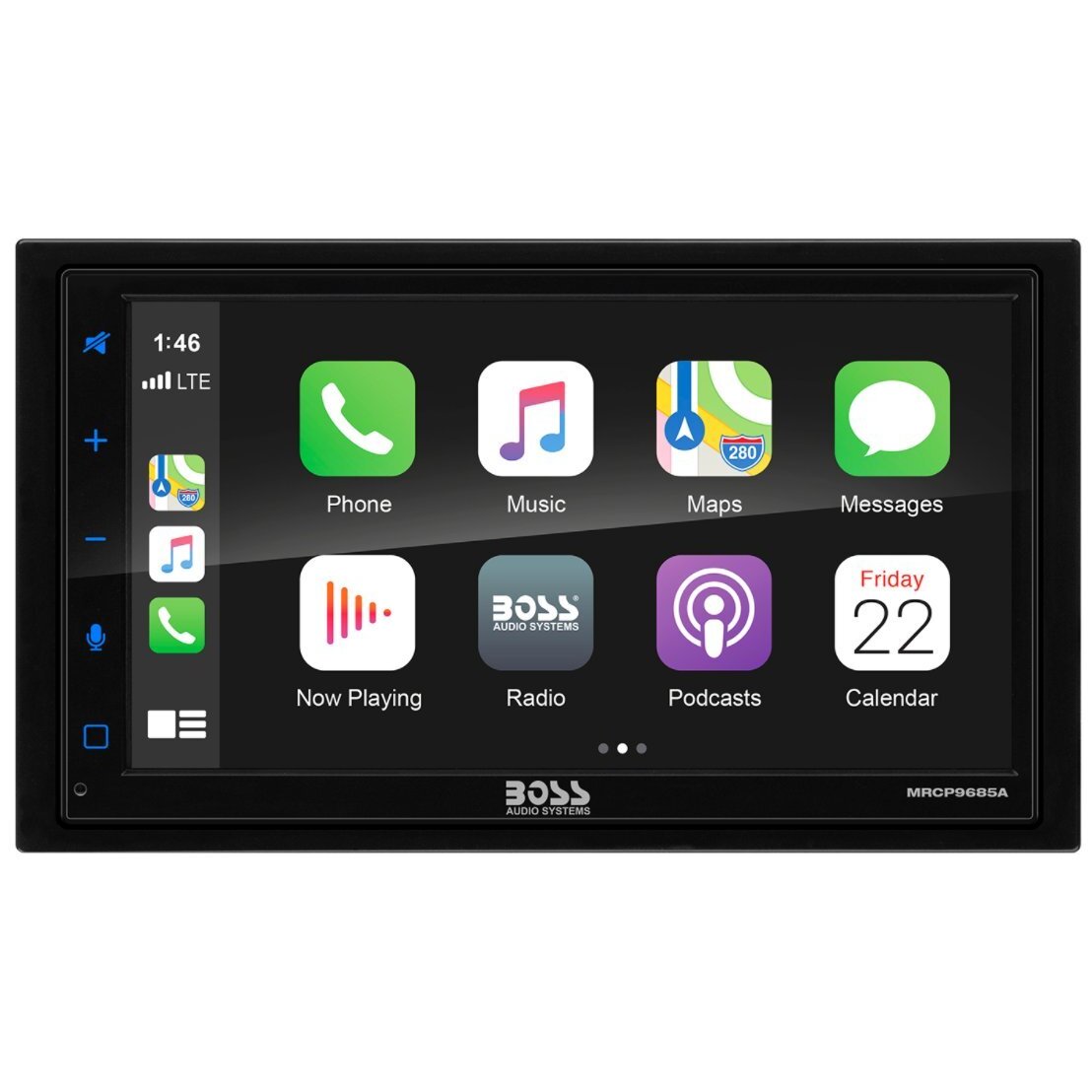 Boss Audio MRCP9685A AM/FM Radio Receiver USB Bluetooth 320 Watt Marine Stereo With Full Color Touch Screen