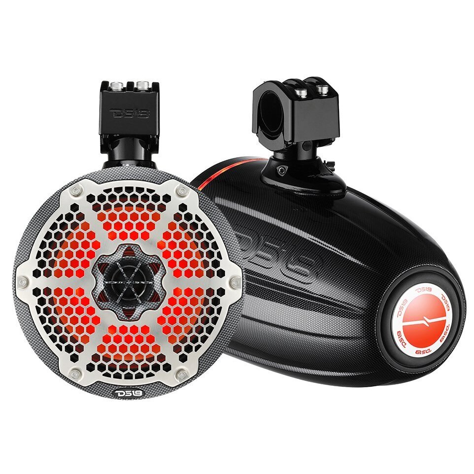 CF-X6TPBNEO Carbon Fiber Black 6.5" X Series Hydro 450 Watt Waterproof Wake Tower Speakers