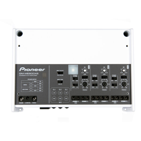 Pioneer GM-ME600X6 6 Channel 1200 Watt Marine Amplifier