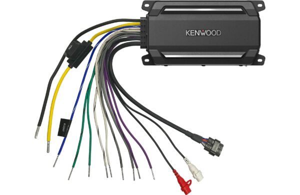 Kenwood KAC-M5024BT Bluetooth 600 Watt Black Box Style Waterproof Marine Stereo