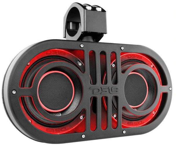 DS18 JVOCE 6" 450 Watt Waterproof Marine Wake Tower Speaker System With RGB LED Accent Lighting