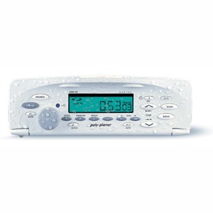 Poly-Planar MRD 60 White Waterproof AM/FM Radio Receiver CD Player CD Changer Controller iPod Control Marine Stereo