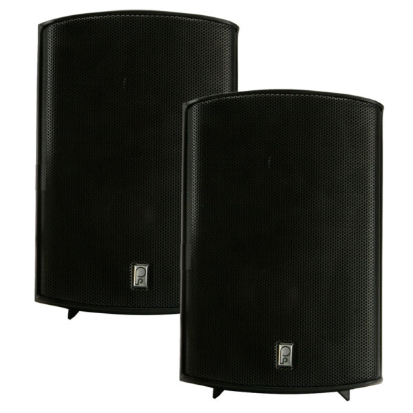 Poly-Planar MA7500 Black Component Box (pair) Waterproof Marine Speakers
