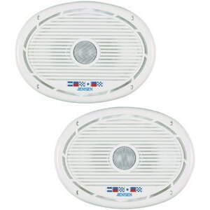 Jensen MS1701 6 x 9 Flush Mount Coaxial (pair) Waterproof Marine Speakers