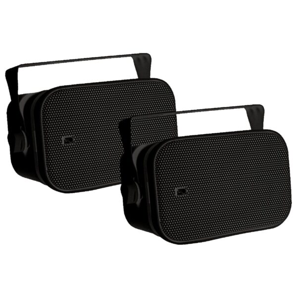 Poly-Planar MA800 Black Component Box (pair) Waterproof Marine Speakers