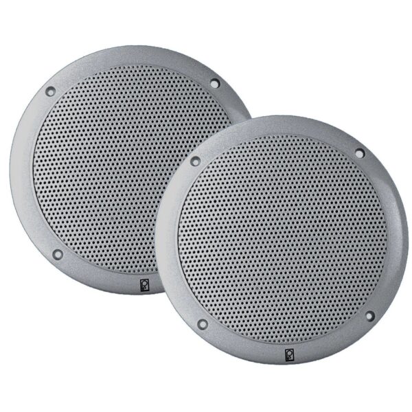 Poly-Planar MA 4055 5" Coaxial (pair gray) Waterproof Marine Speakers