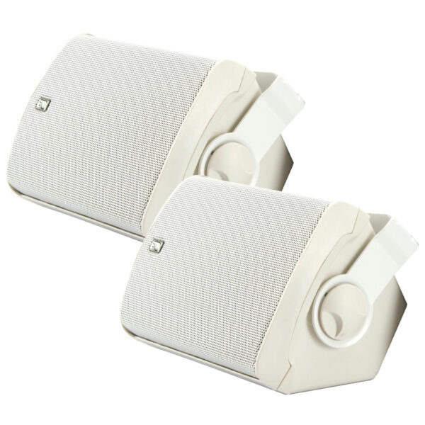 Poly-Planar MA7500 White Component Box (pair) Waterproof Marine Speakers