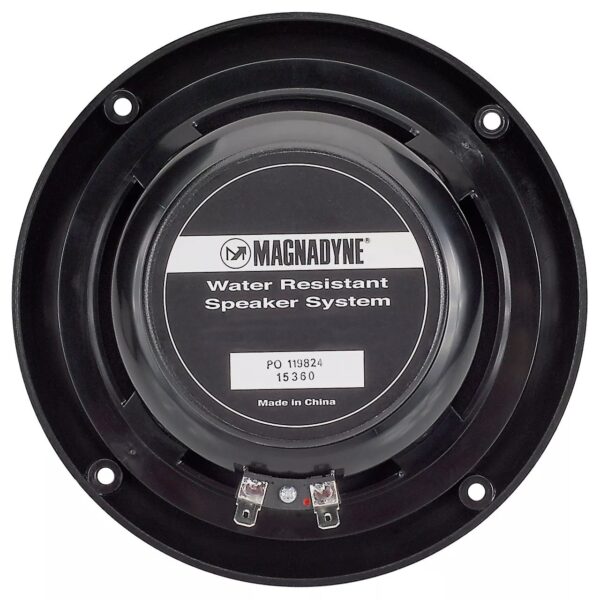 Magnadyne WR40B 5" Black Dual Cone Waterproof Marine Speakers (Pair)