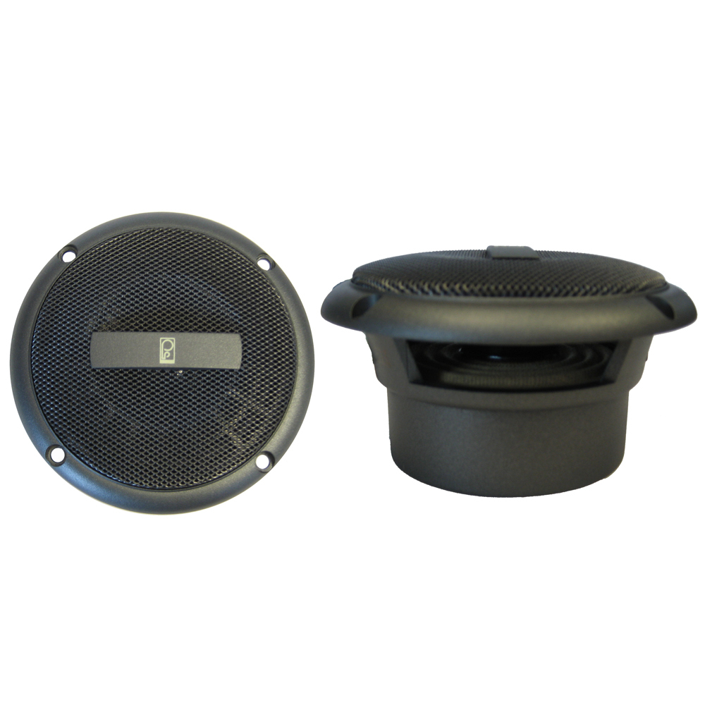 Poly-Planar MA3013G Gray 3" 60 Watt (pair) Waterproof Marine Speakers