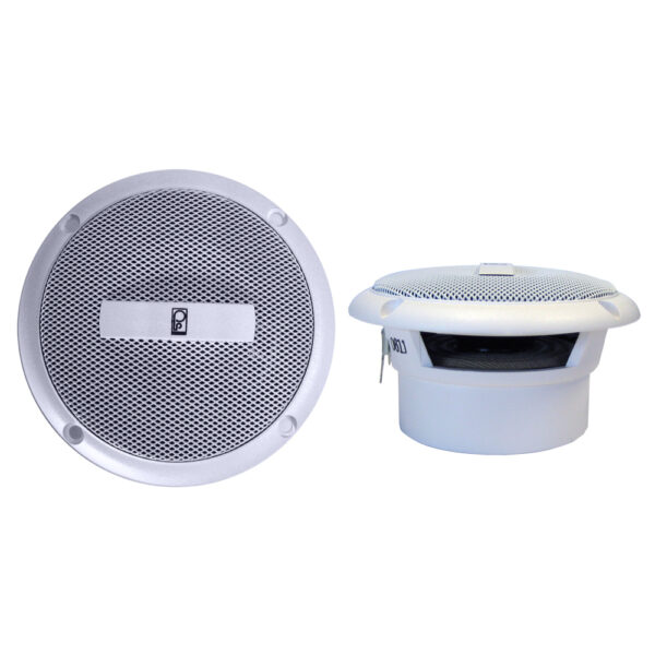 Poly-Planar MA3013W White 3" 60 Watt (pair) Waterproof Marine Speakers