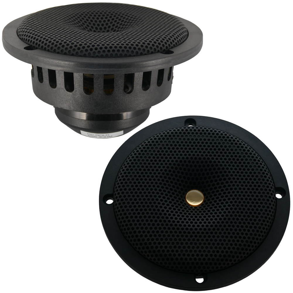 DC Gold Audio N5C 5.25" Black Neo Magnet 300 Watt (pair) Waterproof Marine Speakers