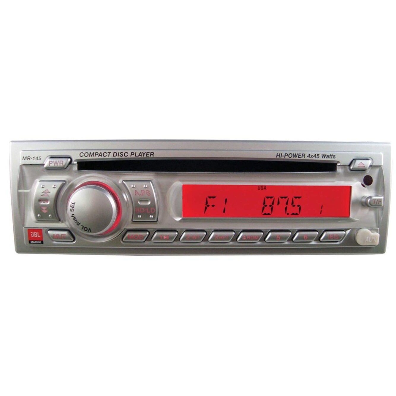 JBL MR140B Black AM/FM Radio Receiver CD Player Receiver Marine Stereo