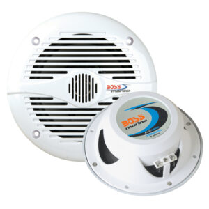 Boss Audio MR-50 5.25″ White Coaxial (Pair) Waterproof Marine Speakers