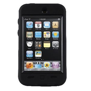 Otter Box APL2-TCH2G-20 Defender Series Case for Apple Ipod Touch 2 Gen Blk