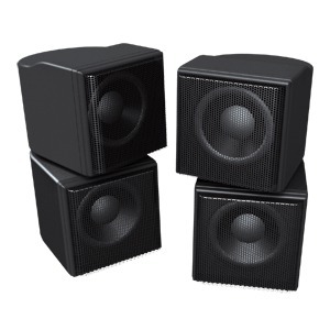Fusion MS-BX225 100W Cube In Salon Dual Pivot Waterproof Marine Speakers