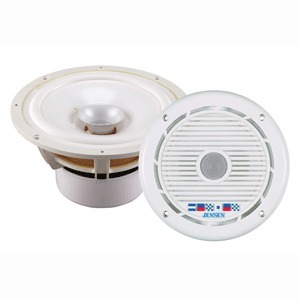 Jensen 6151 6.5" White Dual Cone (pair) Waterproof Marine Speakers