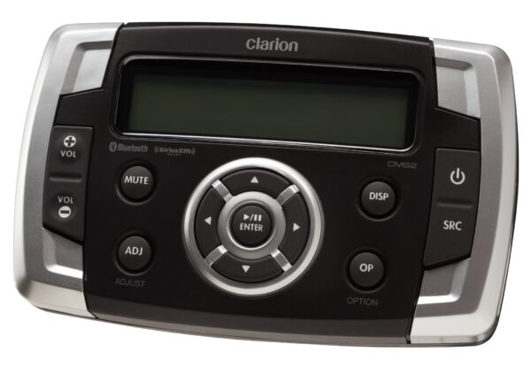 Clarion CMS2 AM/FM Radio Receiver MP3 Weather Band USB Port Bluetooth SiriusXM Ready 160 Watt Waterproof Marine Stereo