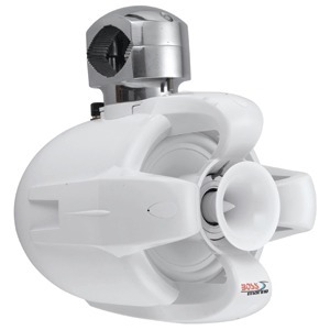 Boss Audio MRWT6W White 6.5" 500 Watt 2 Way Waterproof Wakeboard Tower Marine Speaker