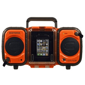 Grace Digital Eco Terra Waterproof iPhone MP3 Stereo GDI-AQ2SI60