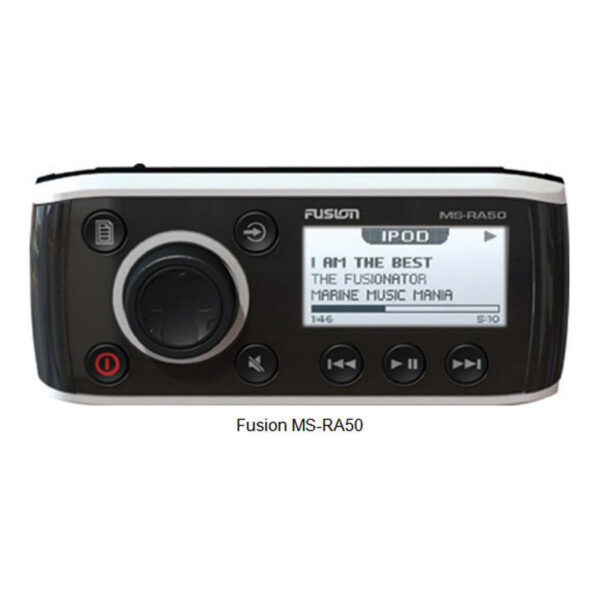Fusion MS-RA50 AM/FM Radio Receiver iPod/iPhone Waterproof Marine Stereo