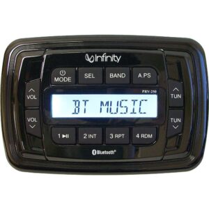Infinity PRV250  AM/FM Radio Receiver MP3 USB Port Bluetooth Audio Streaming Waterproof Marine Stereo