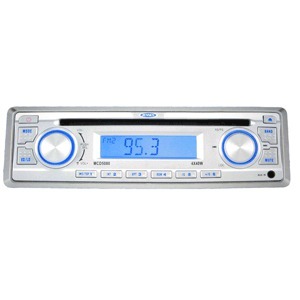 Jensen MCD5080 Silver AM/FM Radio Receiver CD Player 160 Watts (Remanufactured) Marine Stereo