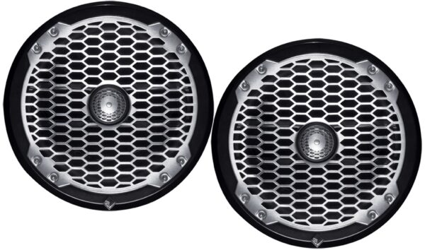 Rockford Fosgate PM262B 6.5" Black/Stainless Steel Coaxial/Component (Pair) 150 Watt Waterproof Marine Speakers