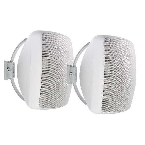 Jamo I/O 8A2WH White (Pair) 125 Watt Component Waterproof Box Marine Speakers