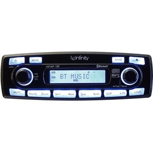 Infinity MR180 AM/FM Radio Receiver CD Player Bluetooth Streaming USB Port 180 Watt Waterproof Marine Stereo